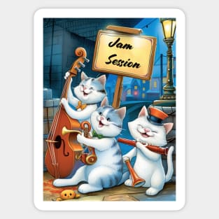 Alley Cats' Serenade Sticker